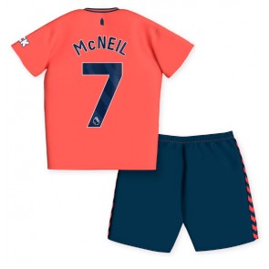 Everton Dwight McNeil #7 Gostujuci Dres za Dječji 2023-24 Kratak Rukavima (+ kratke hlače)
